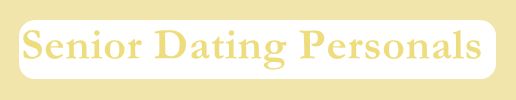 senior dating personals